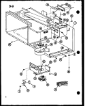 Page 2 Diagram and Parts List for RL-3 P7558906M Amana Microwave