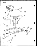 Page 4 Diagram and Parts List for RL-3 P7558906M Amana Microwave