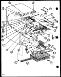 Page 3 Diagram and Parts List for BL20M P7812518W Amana Refrigerator