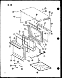 Page 3 Diagram and Parts List for RRL-5D P7559007M Amana Microwave