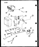 Page 4 Diagram and Parts List for RRL-5D P7559007M Amana Microwave