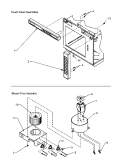 TOUCH PANEL & BLOWER - TRIAC ASSEMBLY Diagram and Parts List for RC22MPS P1107906M Amana Microwave