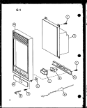 Page 5 Diagram and Parts List for RRL-8X P7643803M Amana Microwave