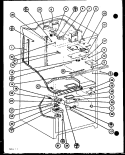 Page 4 Diagram and Parts List for BL20M P7812518W Amana Refrigerator