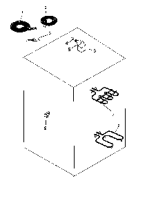 Electrical Components Diagram and Parts List for ARR5200L-P1142688NL  Amana Range