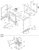 Cabinet Diagram and Parts List for ARTC7003L P1143636N L Amana Range