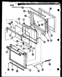 Page 3 Diagram and Parts List for RR-1010 P7541404M Amana Microwave