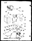 Page 4 Diagram and Parts List for RR-1010 P7541404M Amana Microwave