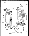Page 5 Diagram and Parts List for RR-1010 P7541404M Amana Microwave