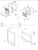 Door Assy Diagram and Parts List for TR25V2E P1316102W E Amana Refrigerator