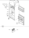 Door, Hinges & Accessories Diagram and Parts List for TC18VW P1315707W W Amana Refrigerator
