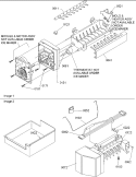 Ice Maker Assy Parts Diagram and Parts List for TX19V2E P1306303W E Amana Refrigerator