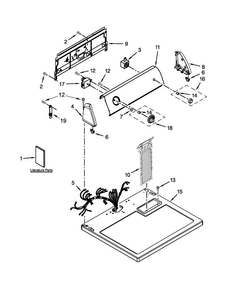 Part Location Diagram of W10629448 Whirlpool Lit-install