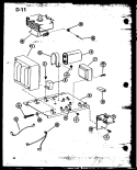 Page 4 Diagram and Parts List for RRL-9TC P7553306M Amana Microwave