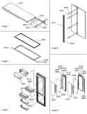 Part Location Diagram of 10602618 Whirlpool TRIM-W REF Door BOT