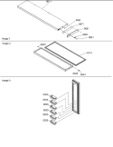 Freezer Door Diagram and Parts List for SB21VPSE P1315603W E Amana Refrigerator
