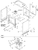 Cabinet Diagram and Parts List for ARR6202L P1143652N L Amana Range