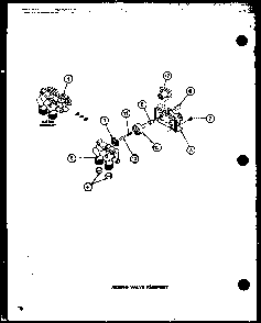 Section 8 Diagram and Parts List for LWD553 P7762116W W Amana Washer