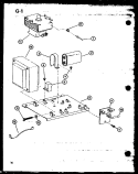 Page 4 Diagram and Parts List for CRRL-8XA P7643805M Amana Microwave