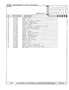 Transmission And Related Parts Page 3 Diagram and Parts List for 6532A REV G Norge Washer