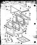 Page 4 Diagram and Parts List for RL6-5 P7625002M Amana Microwave