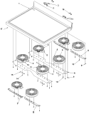 Part Location Diagram of 31720702 Whirlpool BRACKET, ELEMENT LT