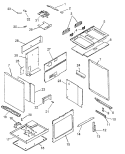 Part Location Diagram of 0314084 Whirlpool BRACKET, DOOR LATCH MTG.
