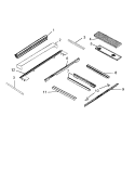 Part Location Diagram of 301815B Whirlpool FRAME, REAR, MAIN TOP