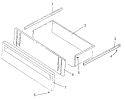 Part Location Diagram of 314674W Whirlpool WRAPPER, STORAGE DRAWER (WHT)