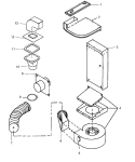 Part Location Diagram of Y0314676 Whirlpool Assembly, BLWR BOX W/CAPA