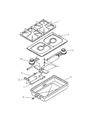 Part Location Diagram of 306788T Whirlpool Double Burner Grate