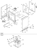 Cabinet Diagram and Parts List for ARTC7114WW P1143673NWW Amana Range
