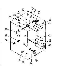 Page 6 Diagram and Parts List for MRR-1000-P8551401S  Amana Microwave Oven Combo