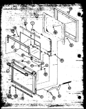 Page 3 Diagram and Parts List for RR920 P7660501M Amana Microwave