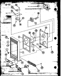 Page 4 Diagram and Parts List for CRRL-5D P7559008M Amana Microwave