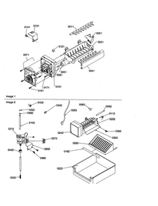Ice Maker/add On Ice Maker Kit Diagram and Parts List for SX23VE-P1315401WE  Amana Refrigerator