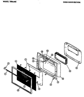 Part Location Diagram of M2D542 Whirlpool LEAF SPRING NLA