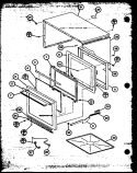 Page 3 Diagram and Parts List for CRRL-700 P7638102M Amana Microwave