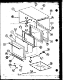 Page 3 Diagram and Parts List for RL6-920 P7701301M Amana Microwave