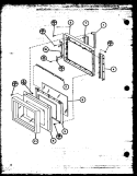 Page 1 Diagram and Parts List for RO-1020 P7664502M Amana Microwave