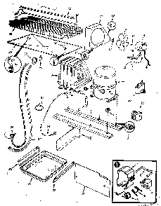 Part Location Diagram of 104625-1 Maytag Refrigerator owner's manual