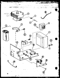 Page 4 Diagram and Parts List for RO-1020 P7664502M Amana Microwave