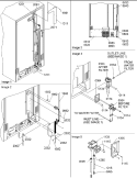 Cabinet Back Diagram and Parts List for SGD26VL P1315208W L Amana Refrigerator