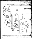 Page 4 Diagram and Parts List for RS60 P7669515M Amana Microwave