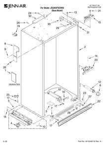 Part Location Diagram of W10231368 Whirlpool INSTALLATION INSTRUCTIONS