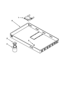 Burner Box Assembly Diagram and Parts List for JED8230ADS16  Jenn-Air Cooktop