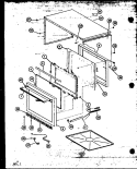 Page 3 Diagram and Parts List for RRL820 P7714101M Amana Microwave