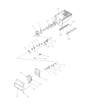 Crushed Ice Bucket Diagram and Parts List for SRD526SL P1184801W L Amana Refrigerator