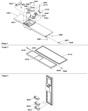 Freezer Door Diagram and Parts List for SRDE522VW P1320304W W Amana Refrigerator