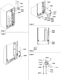 Cabinet Back Diagram and Parts List for SRDE522VW P1320304W W Amana Refrigerator